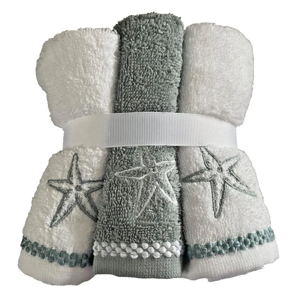Coastal Collection Facecloths 12x12
